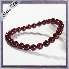 Bracelet en grenat naturel de 5 à 10 mm Garnet Beads